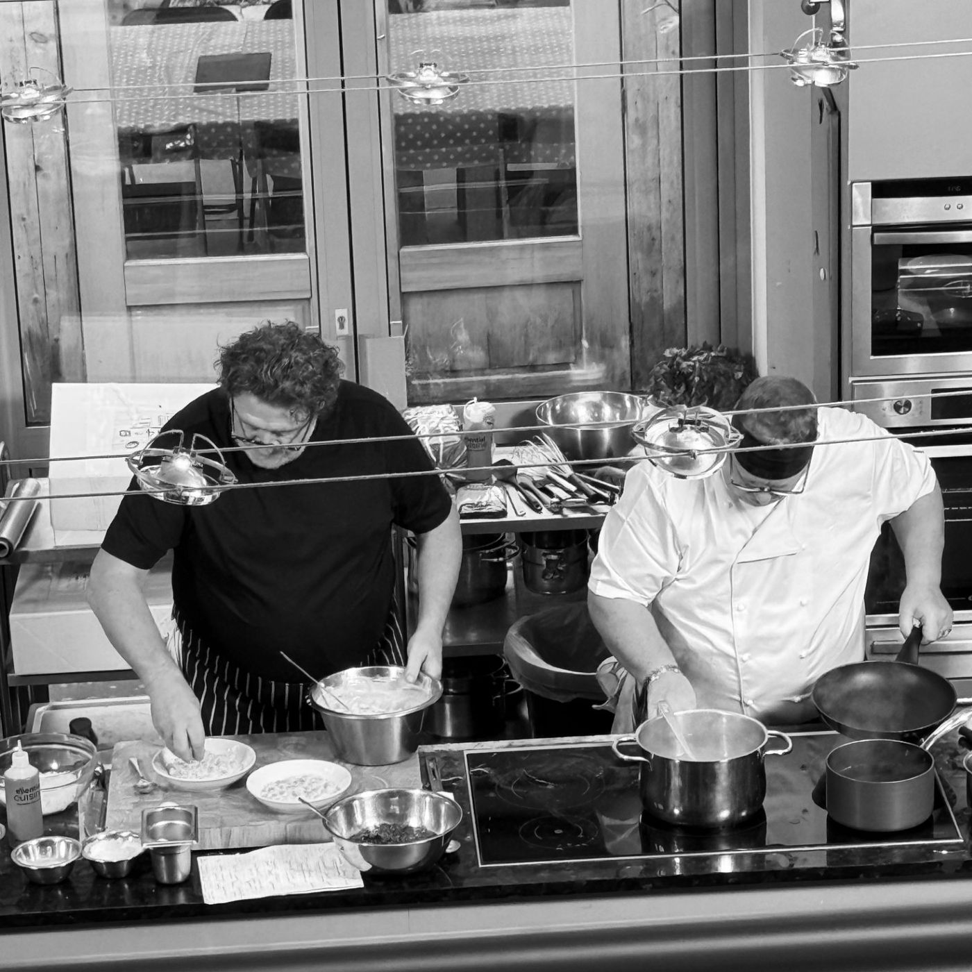 Service in a care kitchen